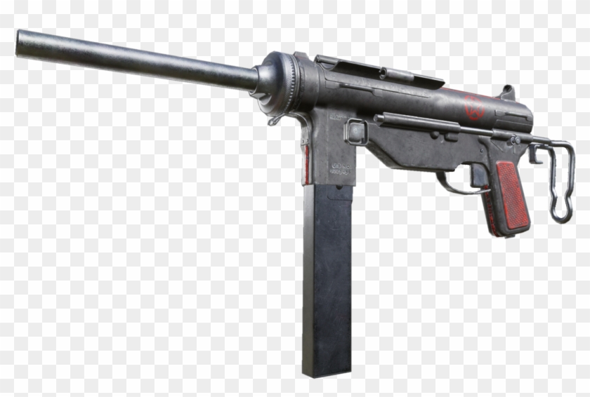 The 'grease Gun / Redline' Weapon Skin, Awarded For - Firearm Clipart