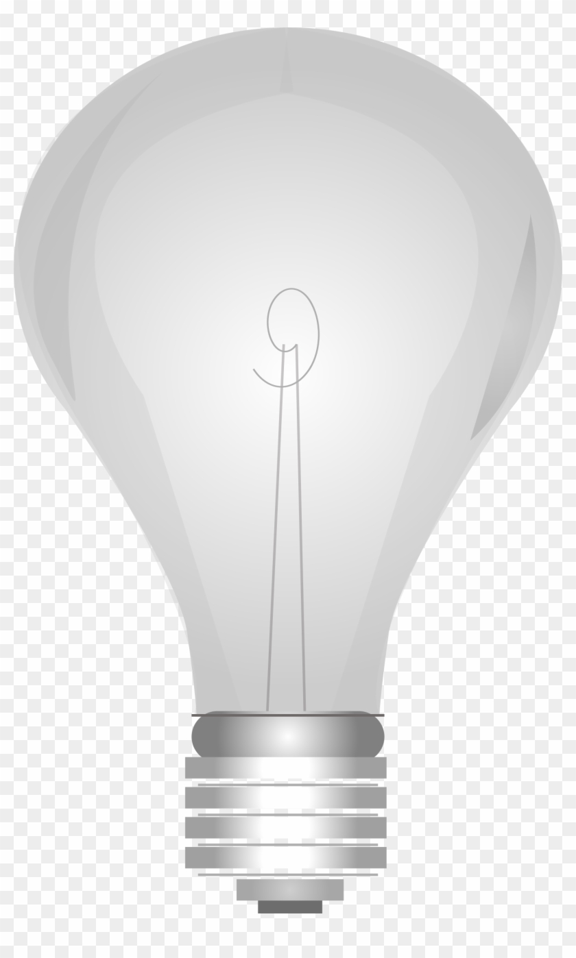 This Free Icons Png Design Of Lightbulb Grayscale Clipart #568727