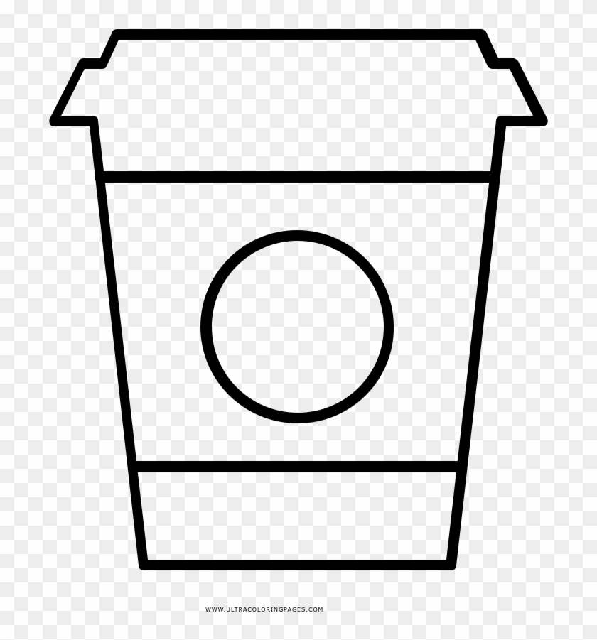 Starbucks Logo Coloring Page - Cafe Starbucks Para Colorear Clipart #569123
