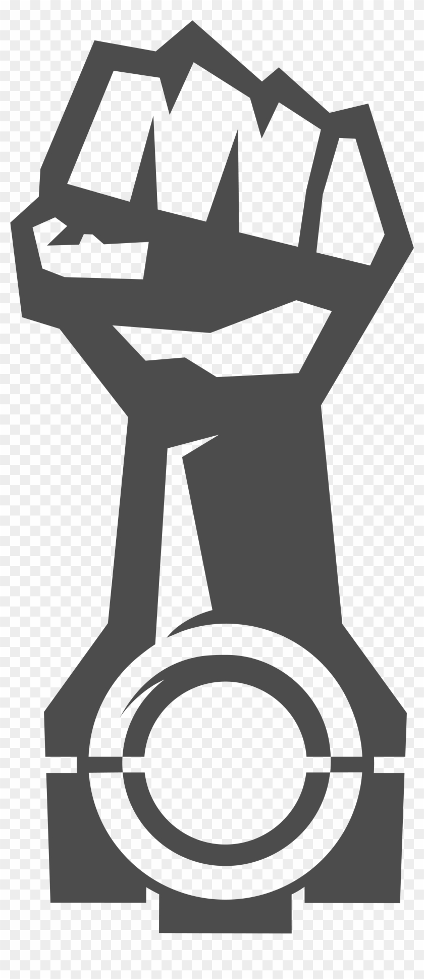 Grey-fist - Motorfist Clipart #569156
