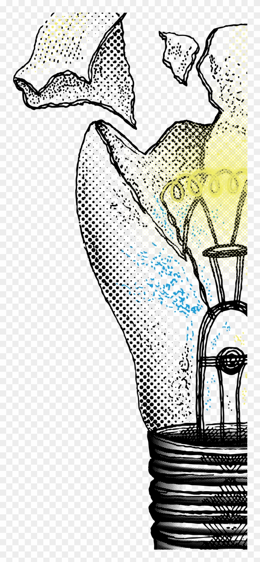 Lightbulb - Line Art Clipart