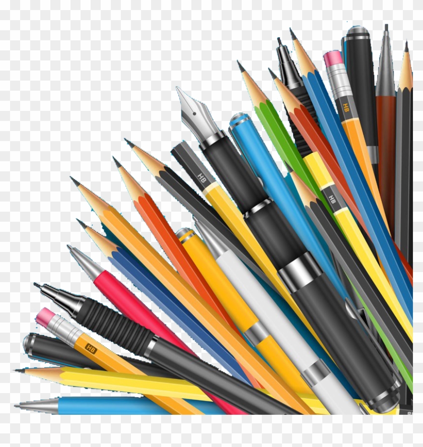 Pen Transparent Background Png - Pencil And Pen Png Clipart #569555