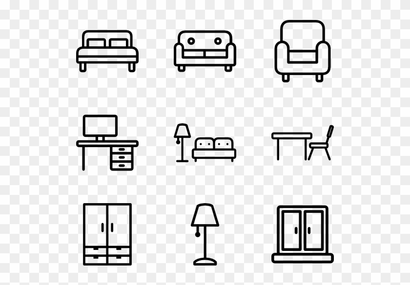 Home Living - Living Room Icon Free Clipart