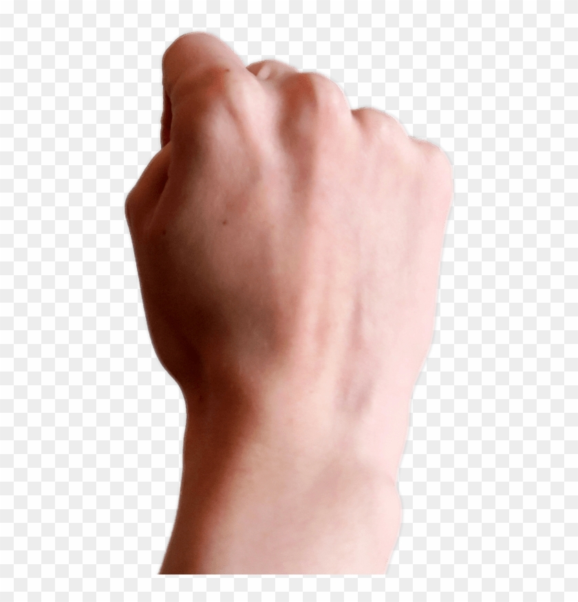 Clenched Fist Upward - Hand Clipart #569658