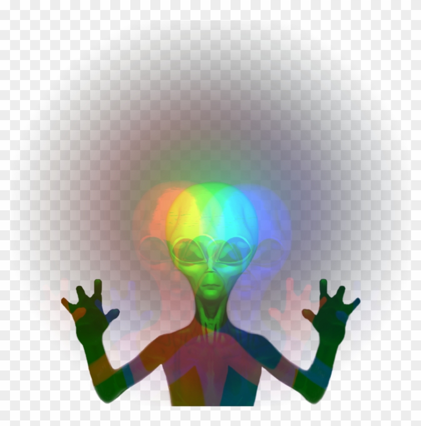 #halloween #glitch #ufo #alien #ovni #ghost - Illustration Clipart