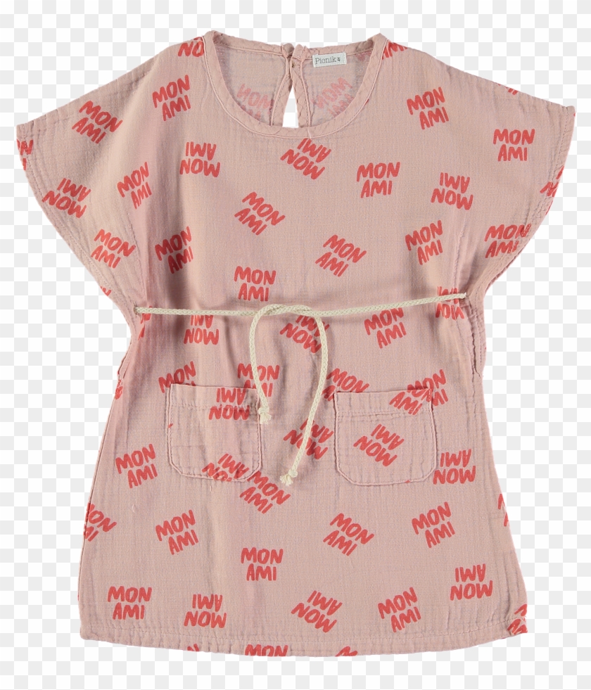 Picnik Pink Mon Ami Tunica Maria Dress - Pattern Clipart