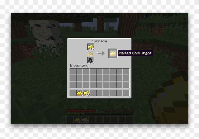 Smelting - Minecraft Crafting Clipart