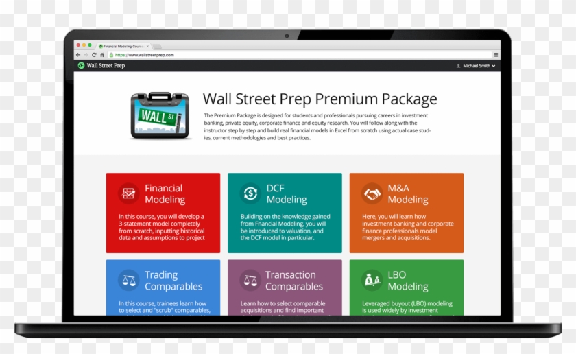 Premium Package - Wall Street Prep Model Clipart #5601136