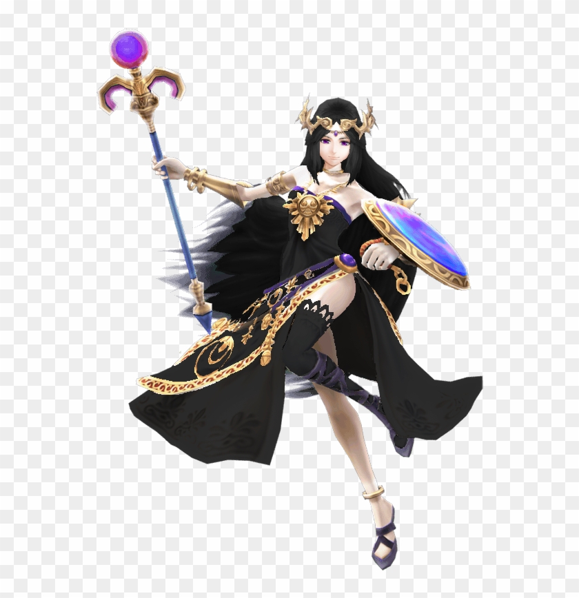 What If Dark Pit Got A Dark Palutena - Palutena Black Hair Clipart