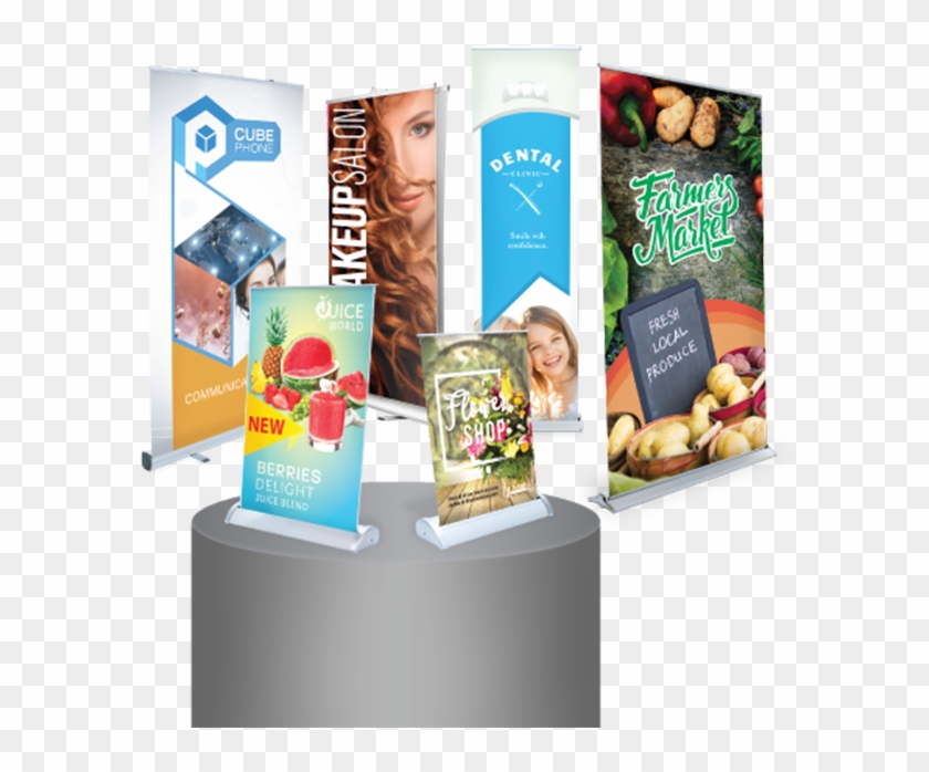 Retractable Banner - Flyer Clipart