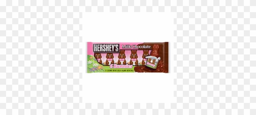 Easter Hershey's Milk Chocolate Bunnies 6 Pack, - Hershey's Clipart #5601834