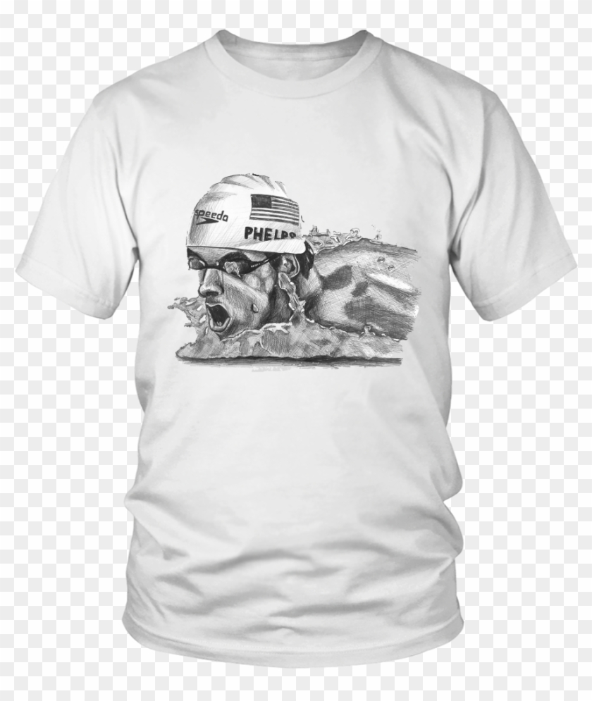 Michael Phelps Unisex Shirt - April Birthday For Boy Clipart