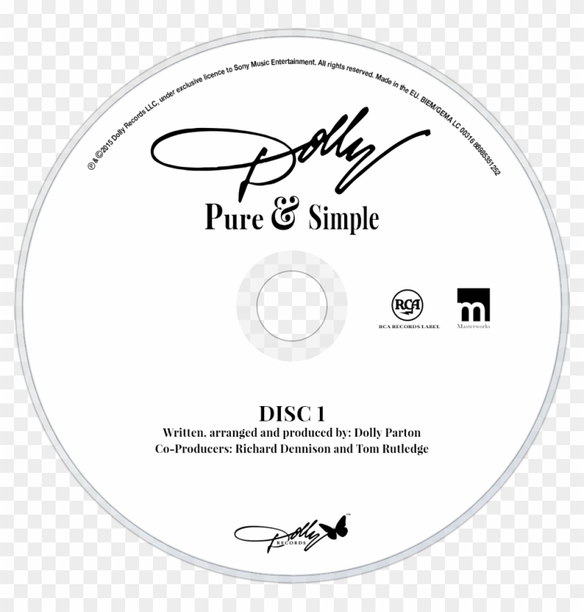 Dolly Parton Pure & Simple Cd Disc Image - Erykah Badu Worldwide Underground Cd Clipart #5601871