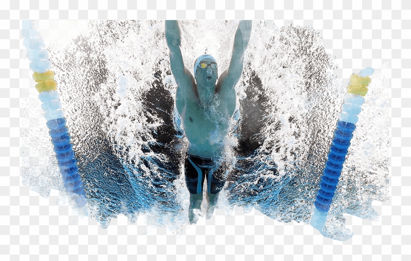 03 Michael Phelps En Una Semifina De 200 M En 2016 - Blue-footed Booby Clipart #5601898