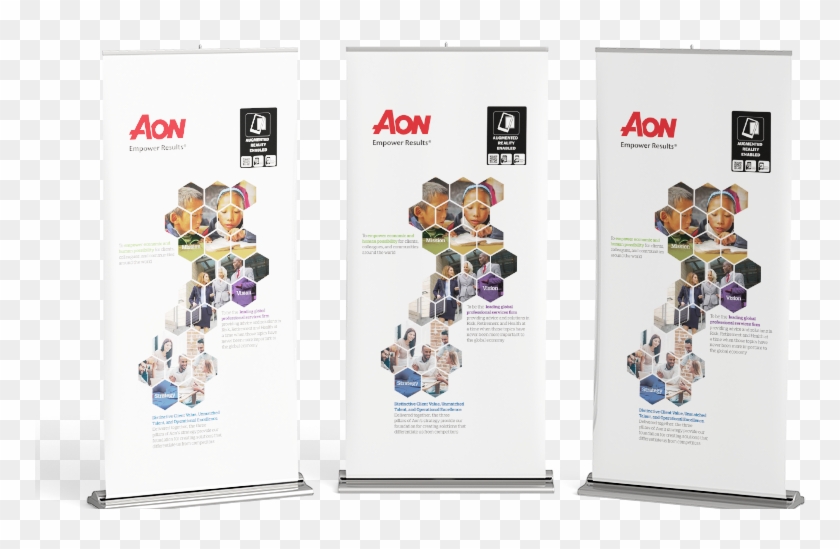Retractable Banners - Aon Clipart #5602365
