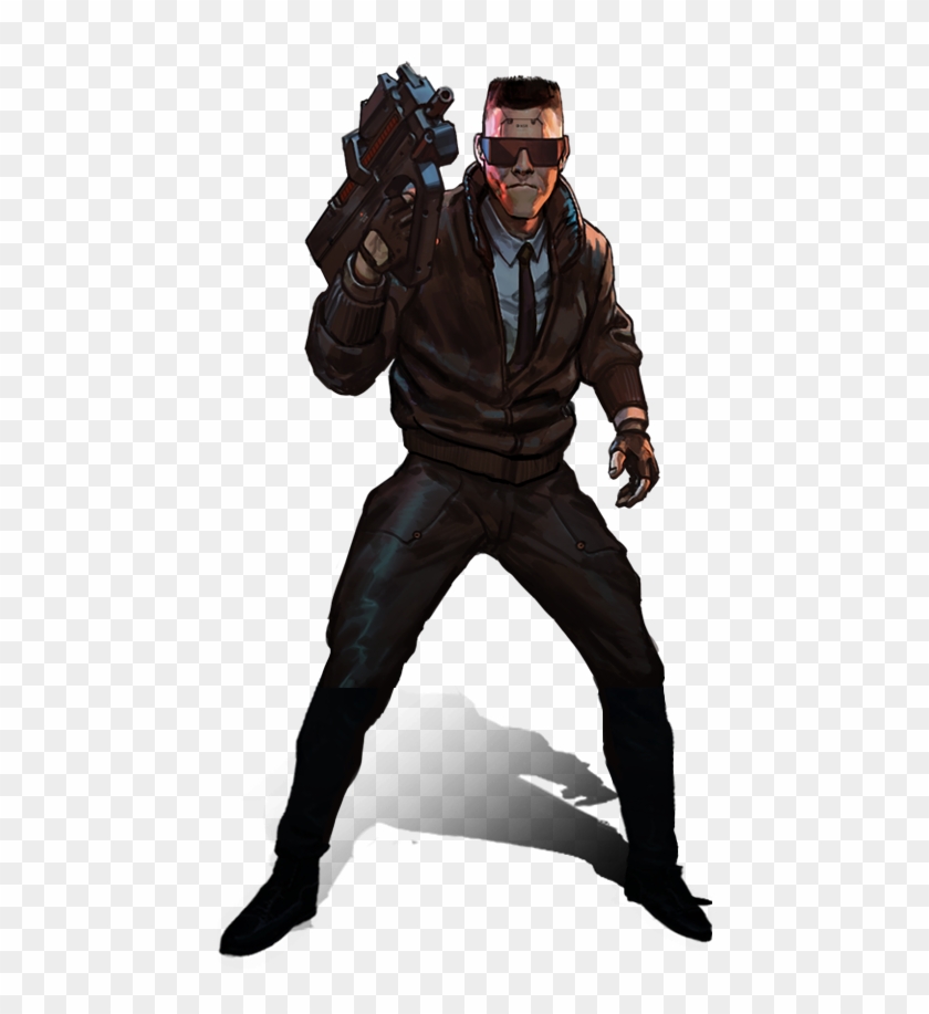 Ruiner Enemies Cyberpunk Anime, Cyberpunk Character, - Cyberpunk Enemies Clipart