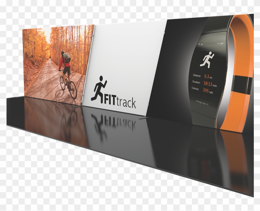 Fit Track Trade Show Banner - Box Clipart