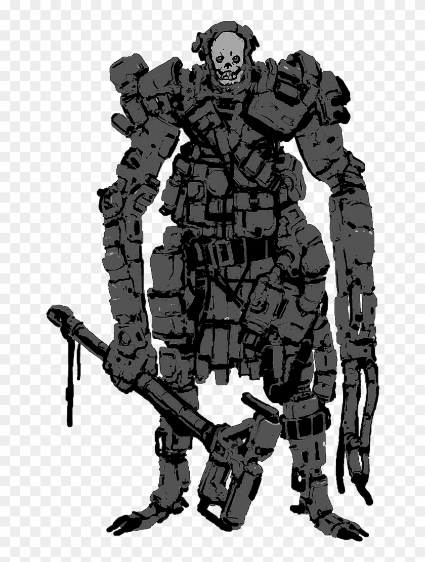 Cyberpunk Drawing Concept - Illustration Clipart