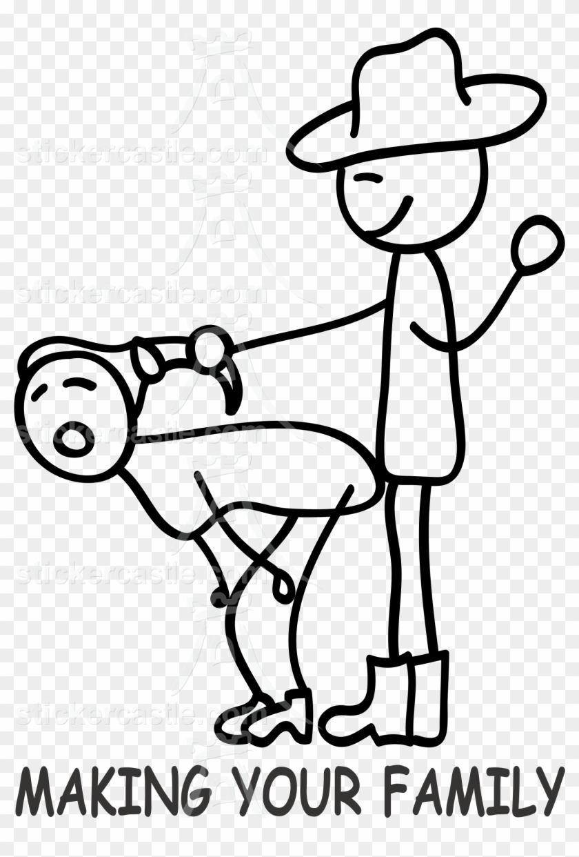 Anti Stick Family Sticker - Funny Stickers For Fb Clipart