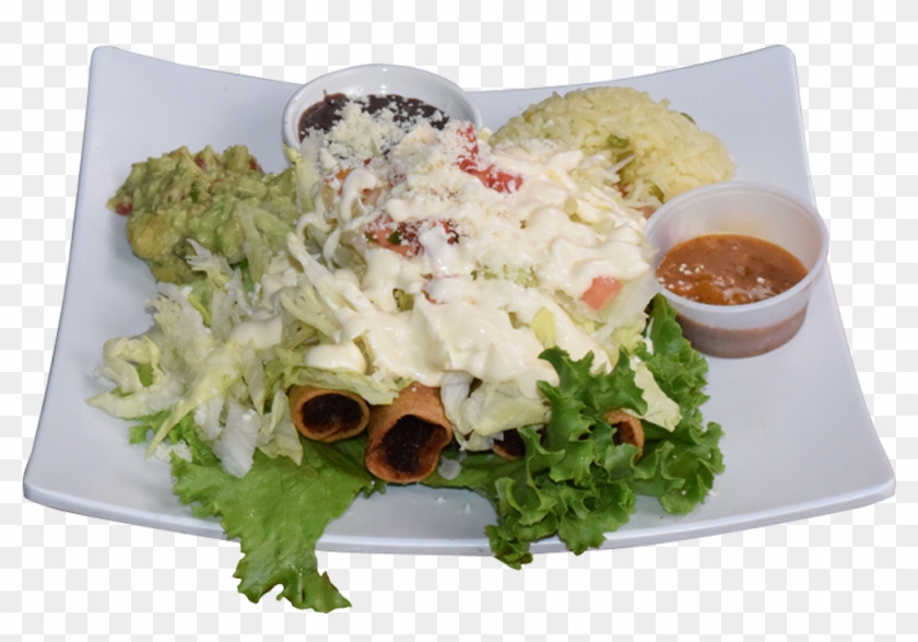 4 Flautas Con Arroz Y Frijoles - Taquito Clipart #5603664