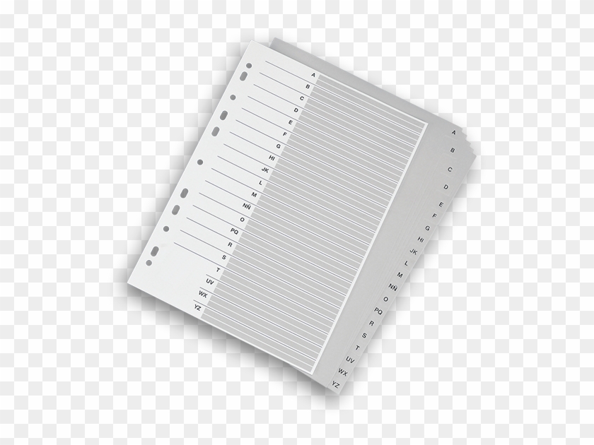 Separadores-az - Paper Clipart #5603760