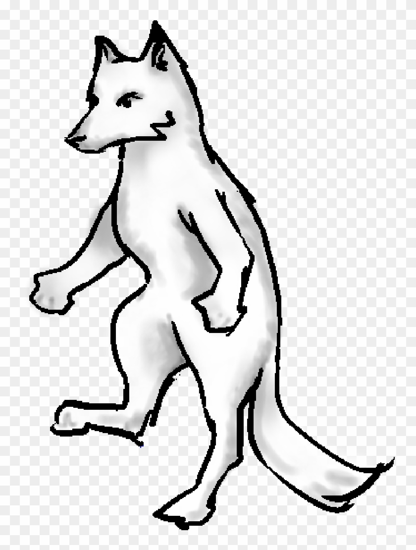 But It Is In A Kitsune's Nature To Be Curious About - Line Art Clipart #5603825