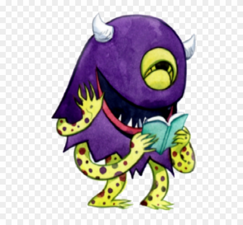 Bookie Monster - Cartoon Clipart