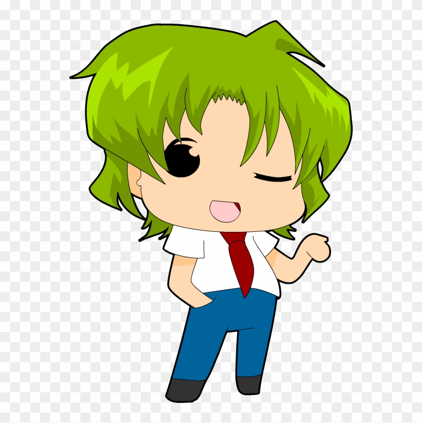 Chibi Senpai Kun - Cartoon Clipart