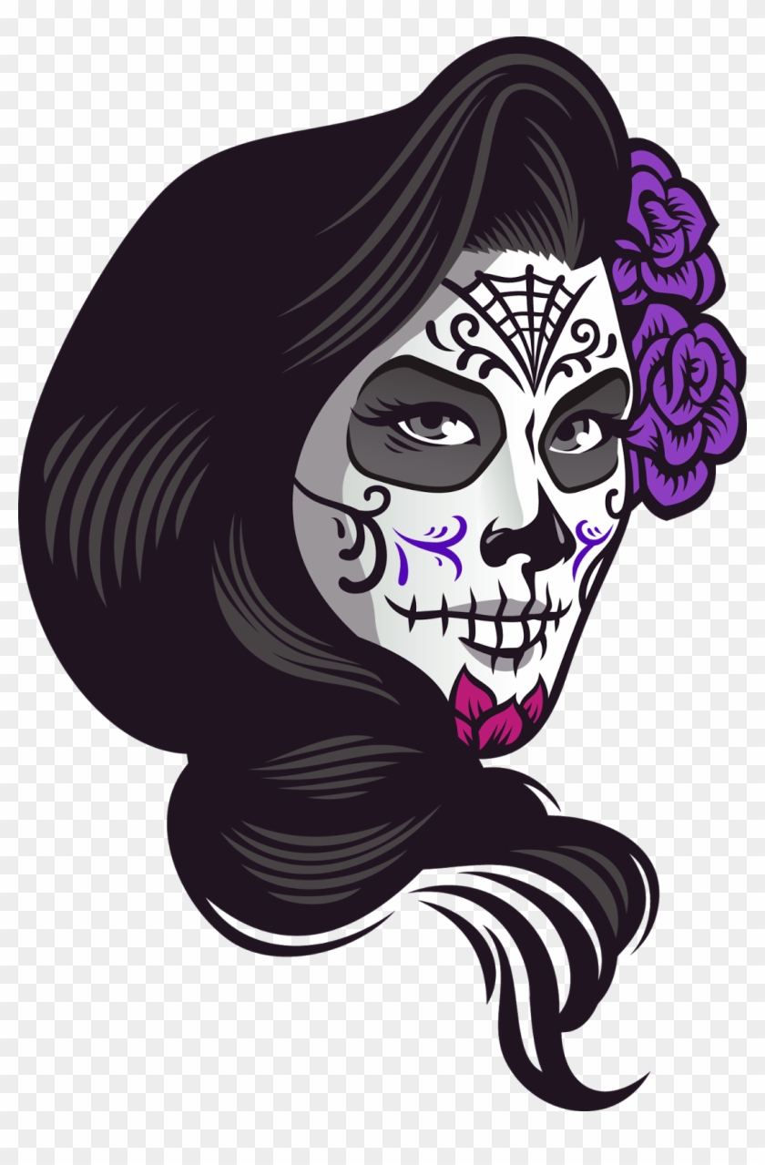 Cosas En Png - Dia De Muertos Catrina Png Clipart