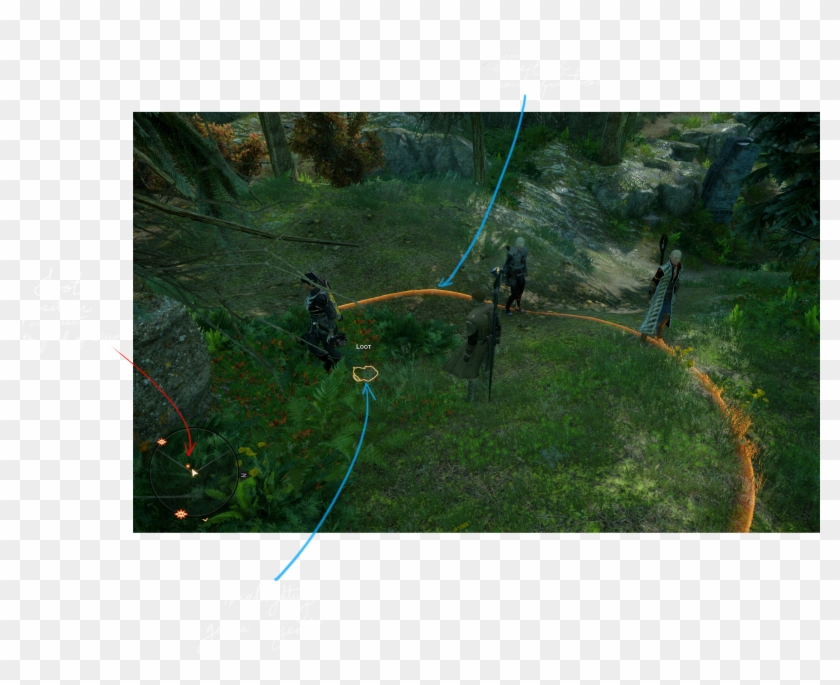 This Interaction Creates A Recursively Focused Field - Grass Clipart