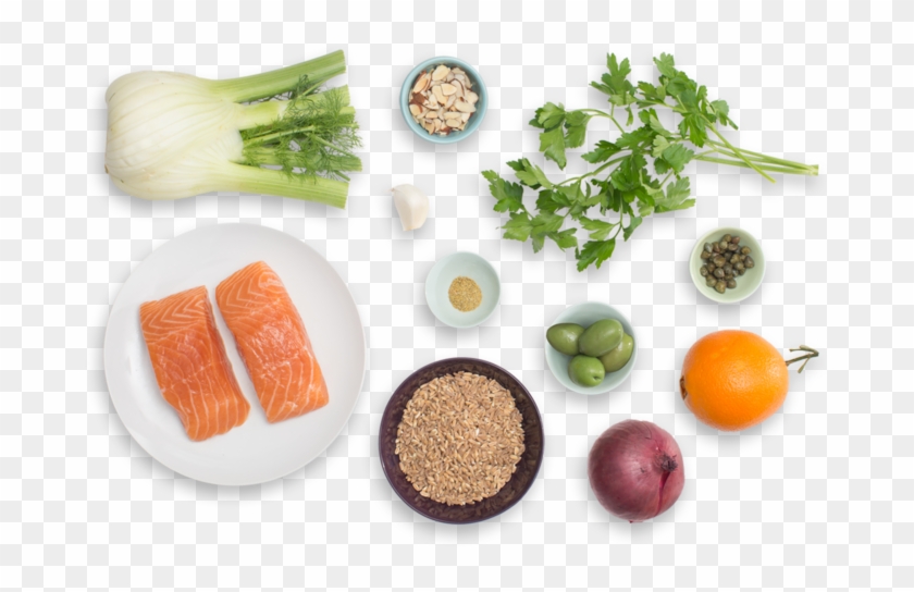 Roasted Salmon, Fennel & Castelvetrano Olives With - Superfood Clipart #5604291