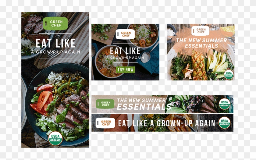 Green Chef Standard Ads - Green Chef Ad Clipart