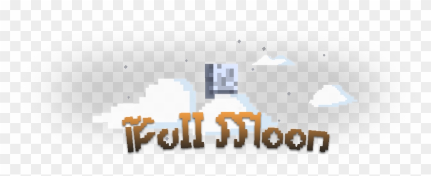 Full Moon Is A Whitelisted Semi-vanilla Minecraft Server - Graphic Design Clipart #5604461