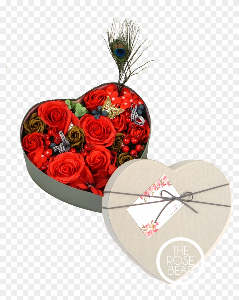 Ruby Heart Png - Garden Roses Clipart #5604911