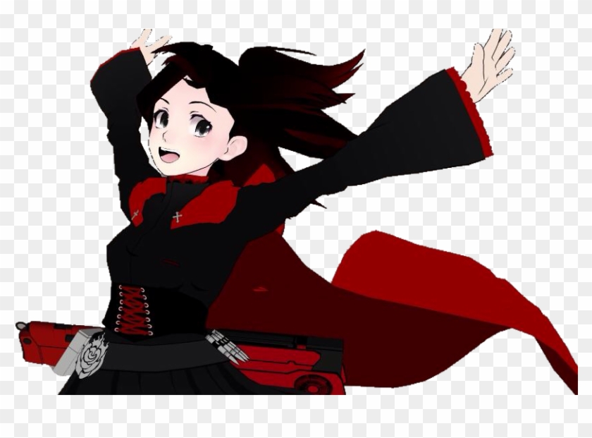 Ruby Rose, Rwby Volume, Cosplay Outfits, Chibi, Anime, - Rwby Funny Ruby Clipart