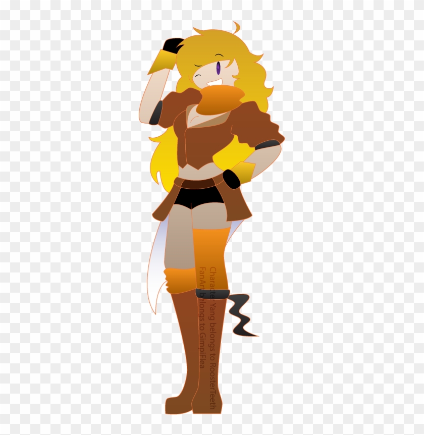 I Love The Show Called Rwby - Cartoon Clipart #5605299