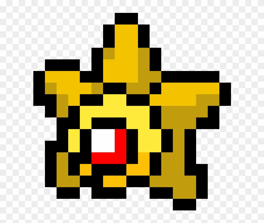 Hama Beads Series Pokemon , Png Download - Starmie 8 Bit Clipart #5605710