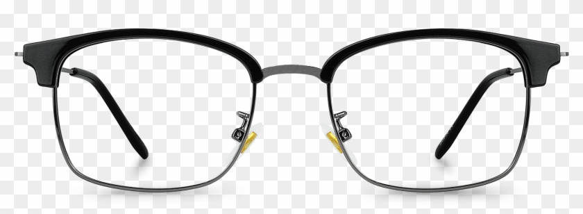 Front View Of Beethoven Black Semi-rimless Glasses - Persol 3189v Clipart #5605769