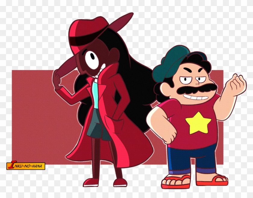 Steven Universe Connie Veronica Cucamonga Peter Pizzapopolis - Cartoon Clipart #5605948