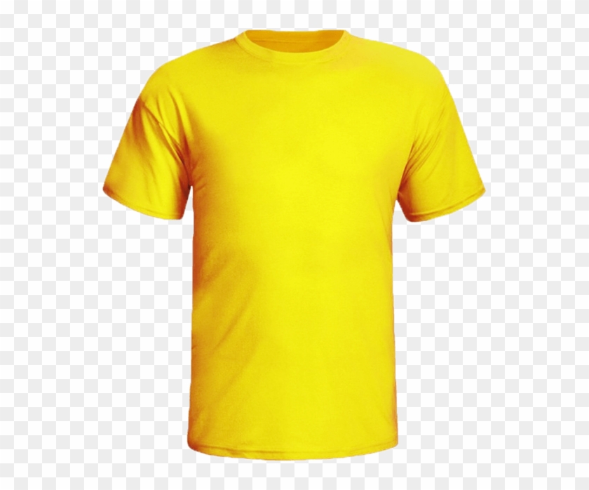 Camiseta Lisa Destaq - Yellow Blank T Shirt Clipart #5605950