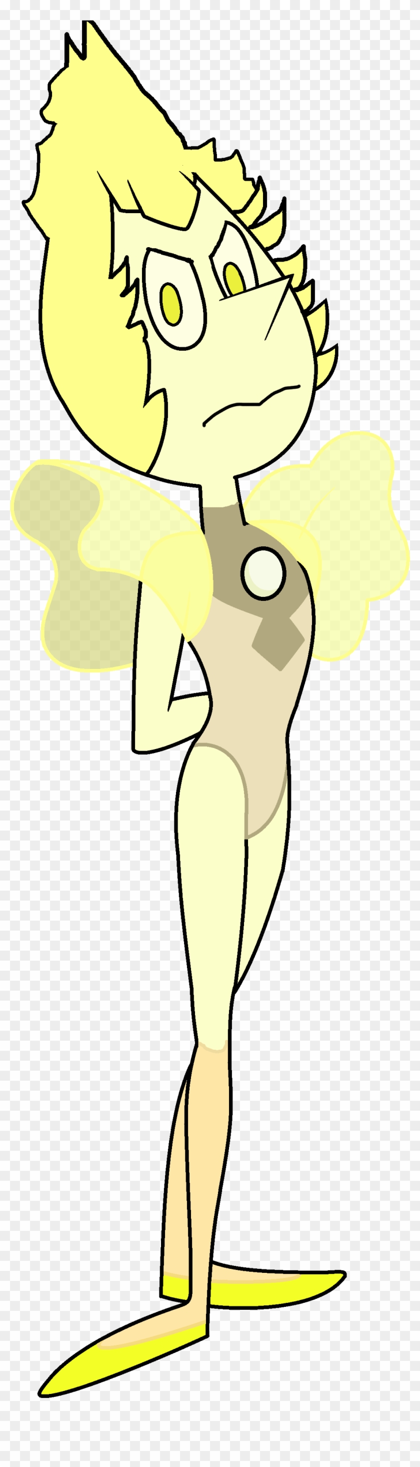 Yellow Pearl Regenerate - Cartoon Clipart #5606064