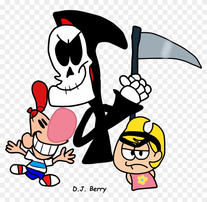 Grim, Billy And Mandy - Grim Reaper Billy And Mandy Base Clipart
