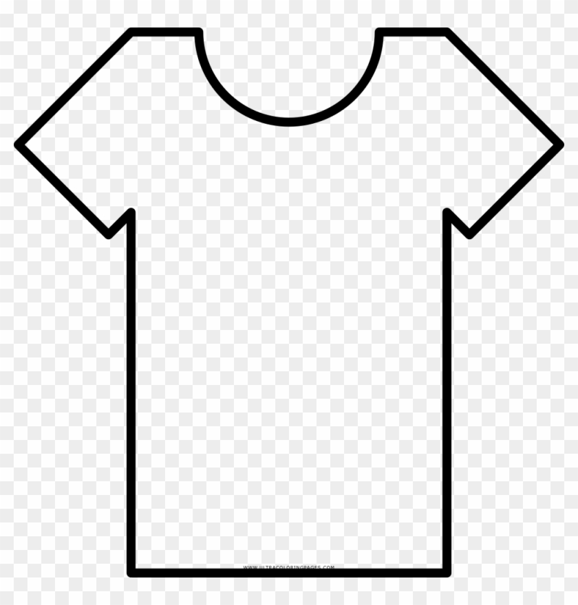 Camiseta Desenho Png - Clothes Coloring Page T Shirt Clipart