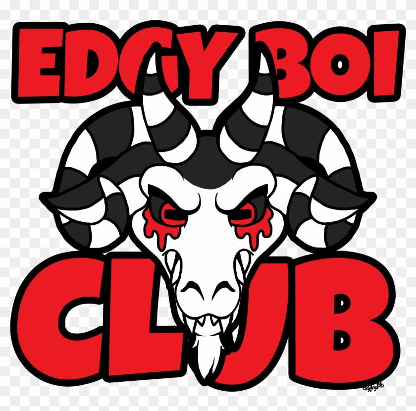 Edgy Boi Club Shirt Clipart