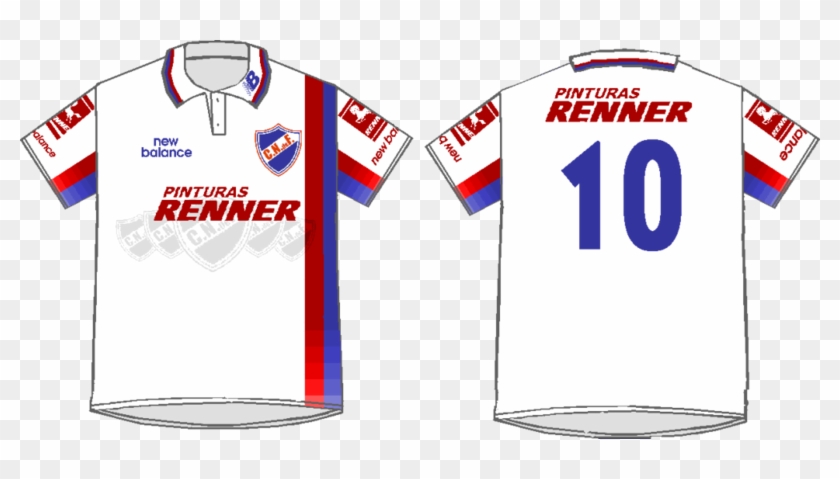 1998 Camiseta Nacional - Club Nacional De Football Clipart #5606364