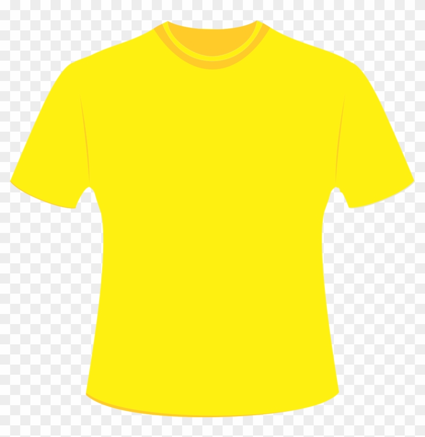 Lemon Yellow Polo Shirt Clipart