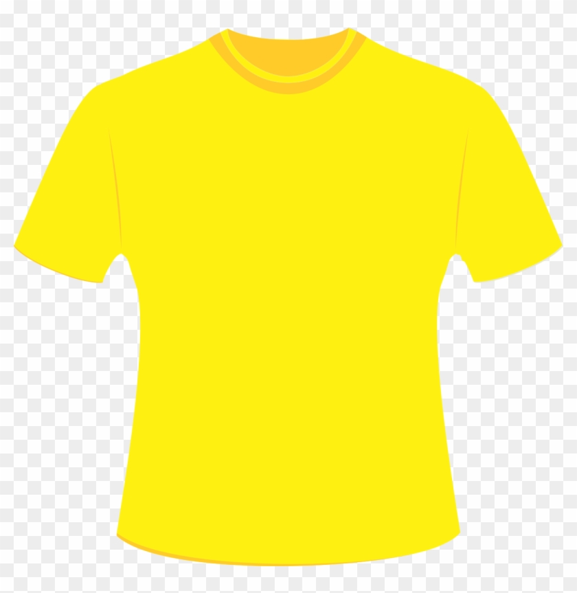 Lemon Yellow Polo Shirt Clipart #5606395