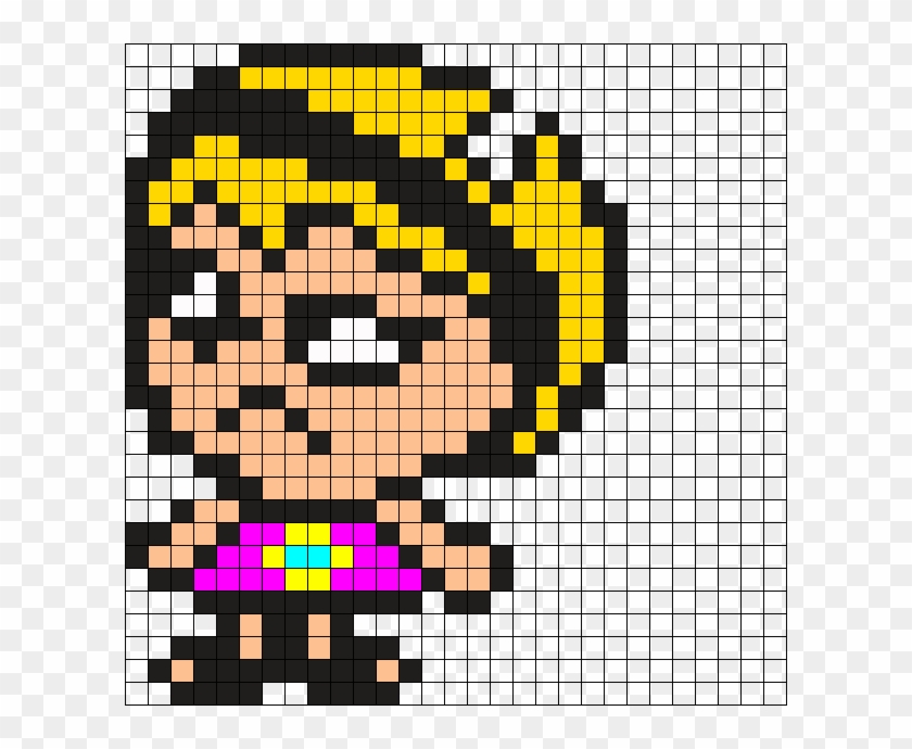 The Grim Adventures Of Billy & Mandy Perler Bead Pattern - Creative Arts Clipart