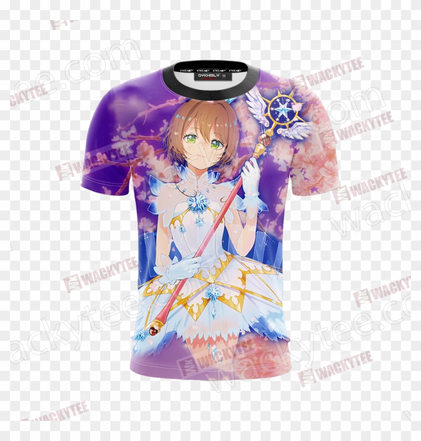 Cardcaptor Sakura New Unisex 3d T Shirt Fullprinted - Cartoon Clipart #5606656