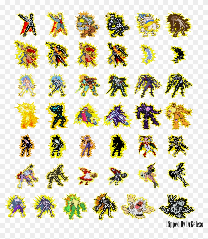 Slicedplayers 24 May 2010 - X Ray Sprites Darkstalkers Clipart